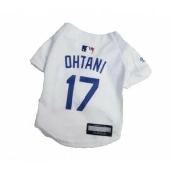 ドジャース 大谷ジャージ ホワイト M SHO-4006W-MD ペット用品