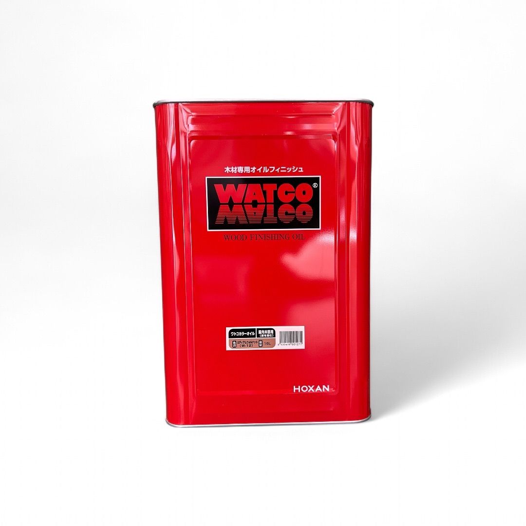未開封 WATOKO ワトコオイル W12ミディアムウォルナット 16L 1缶のみ 一斗缶