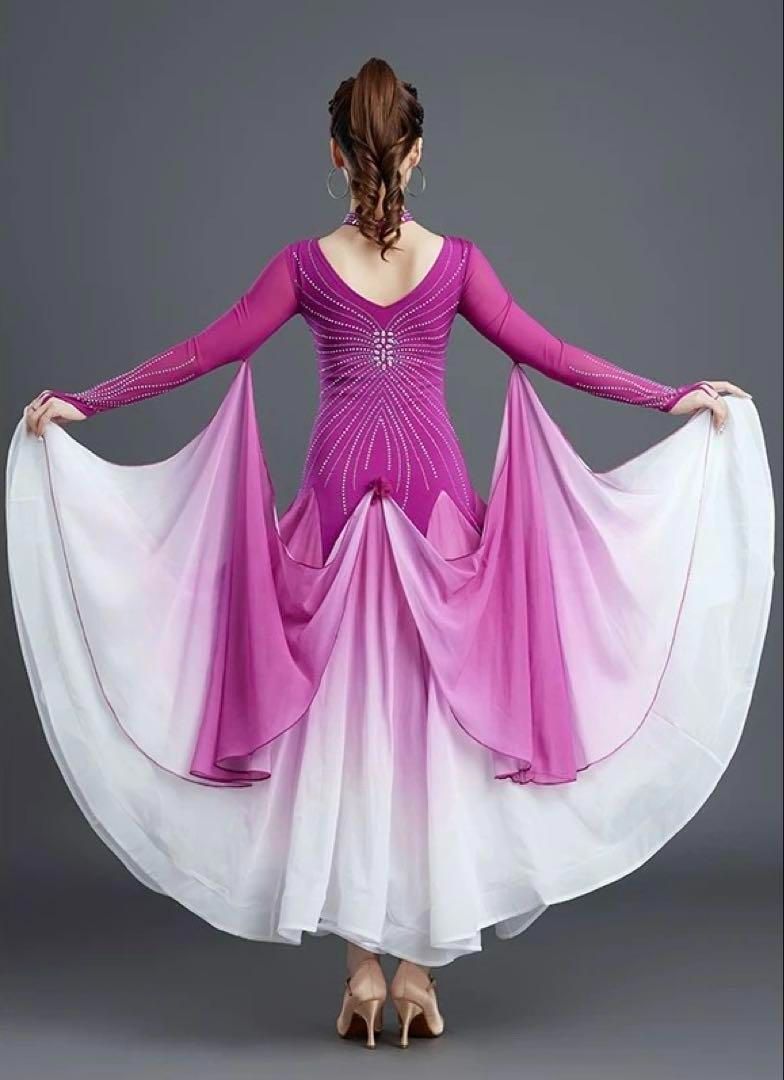 スタンダード練習着ワンピース ダンスパーティにも最適 スタンダード