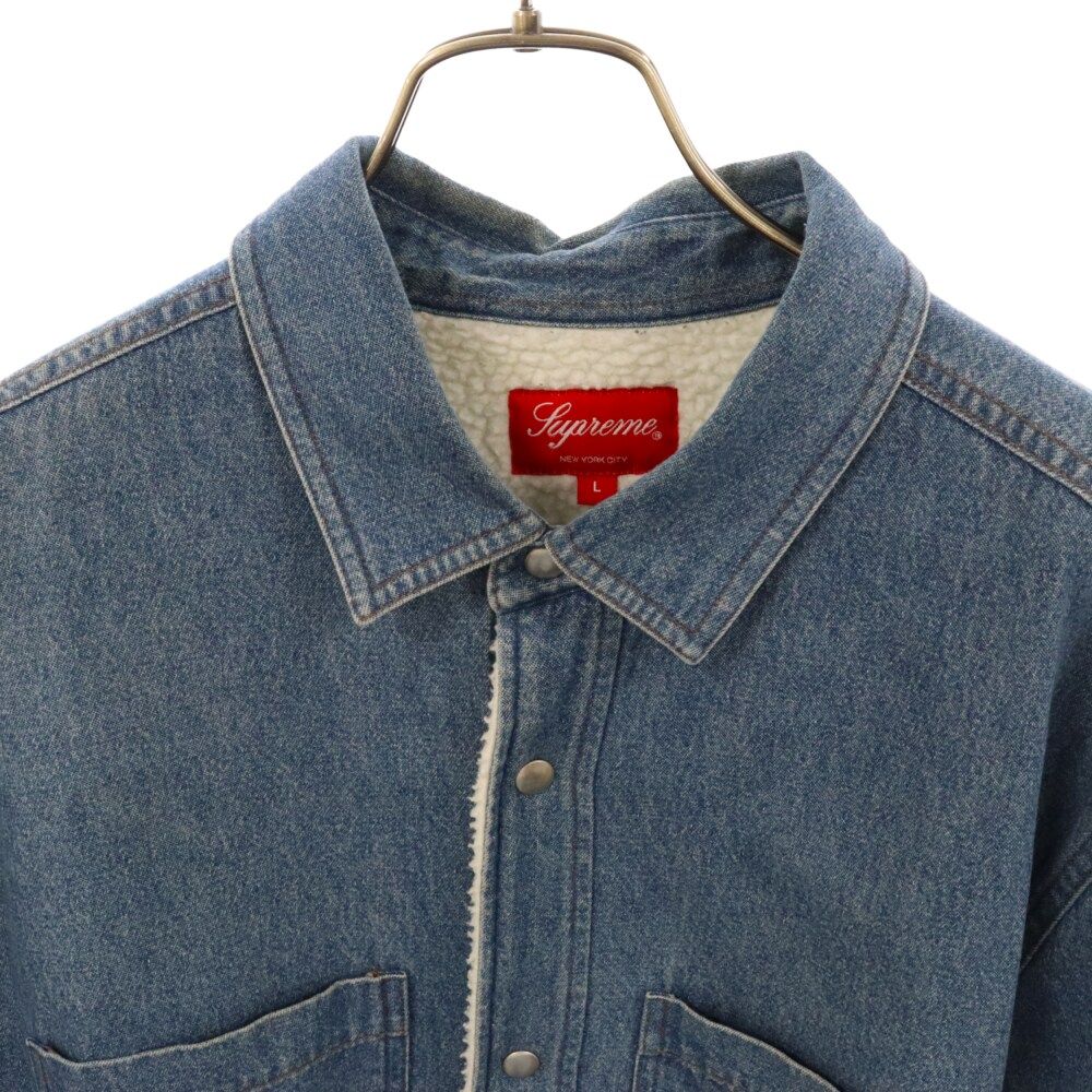 SUPREME (シュプリーム) 18AW Sherpa Lined Denim Shirt シェルパ ...