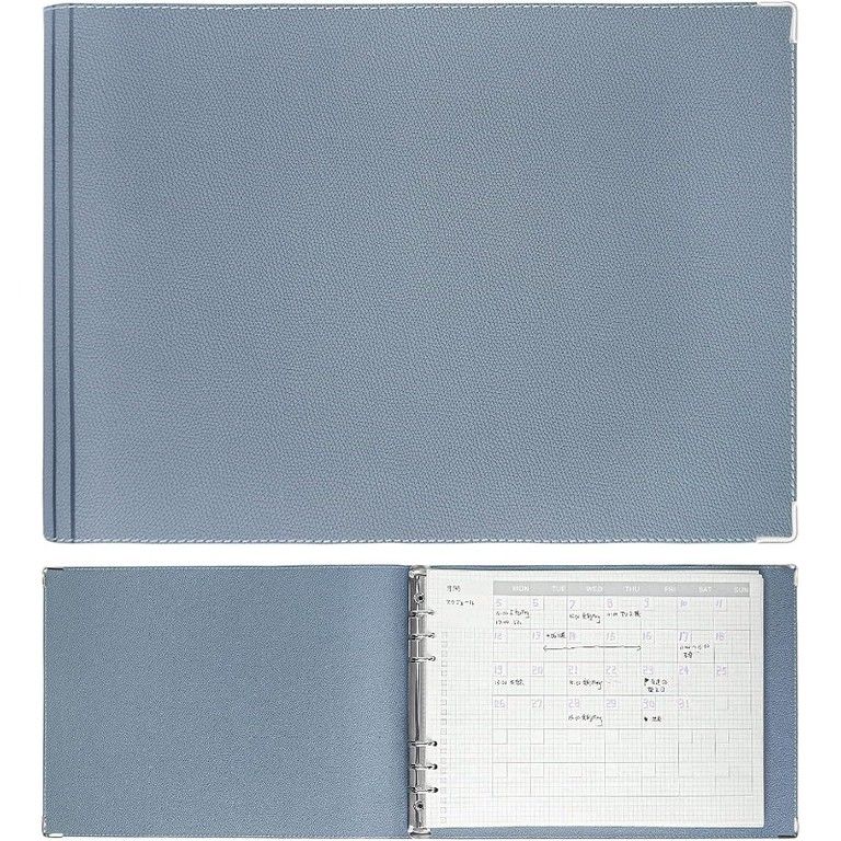 A4 6穴リングバインダー リフィル式ノート スケジュール 整理に