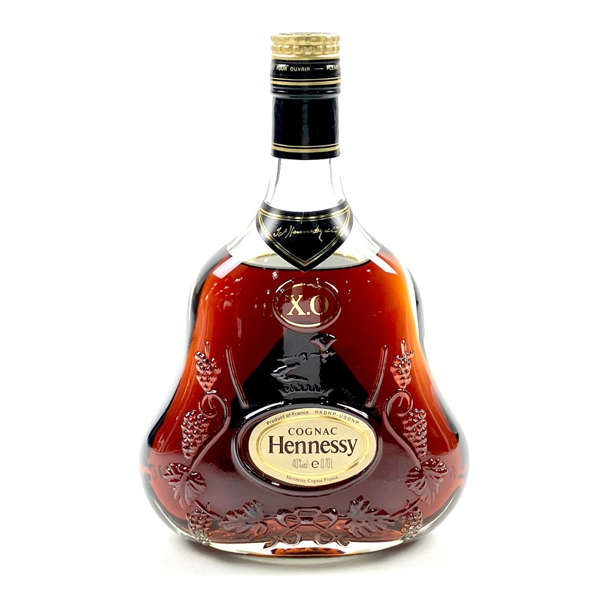 在庫一掃 ヘネシー Hennessy XO 金キャップ クリアボトル 700ml ブランデー コニャック 古酒