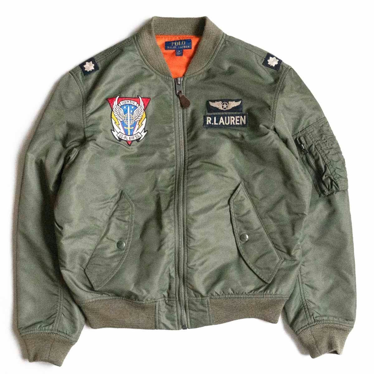美品　ポロラルフローレン　MA-１フライトジャケット 楽天市場】ラルフローレン POLO Ralph Lauren MA-1 フライト