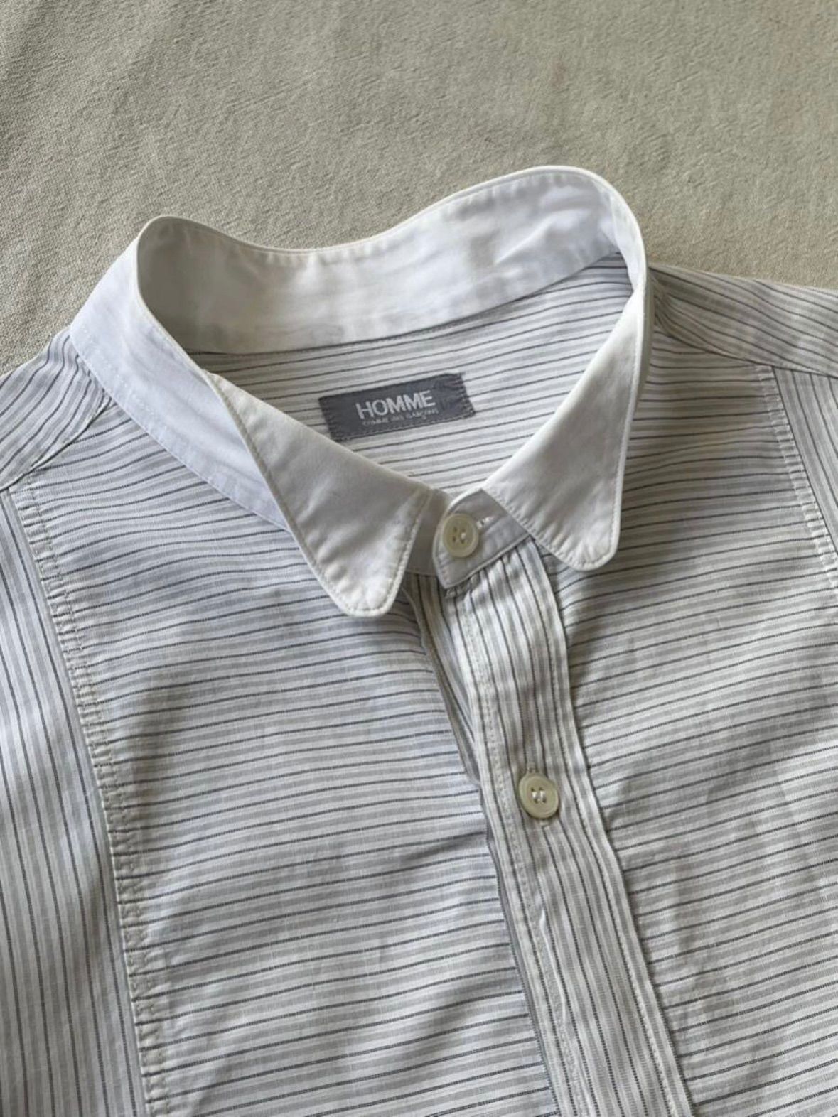 デカオム】80s COMME des GARCONS HOMME シャツ/ コットン