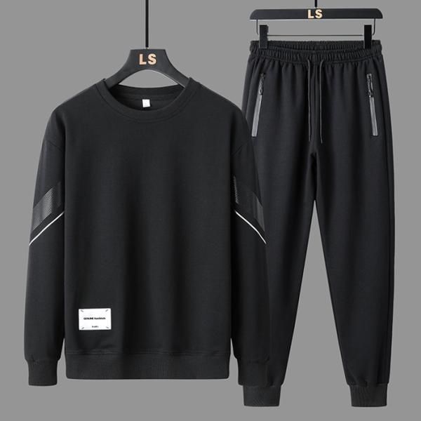 スポーツ ウェア セットアップ フーディ パンツ 長袖 S/XL 上下セット メンズ セットアップ クルーネックトップス