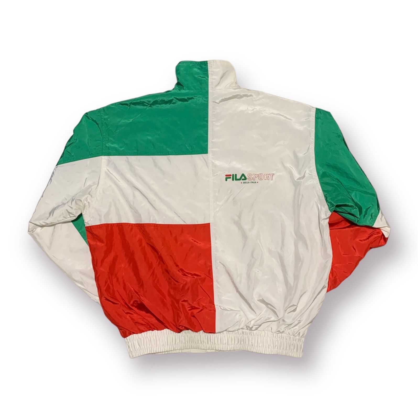 80~90's FILA SPORT ナイロン　パディングジャケット