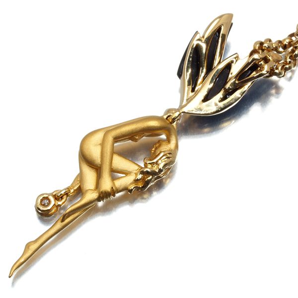 カレライカレラ ネックレス オニキス ダイヤ ダイヤモンド ポモナ 妖精  