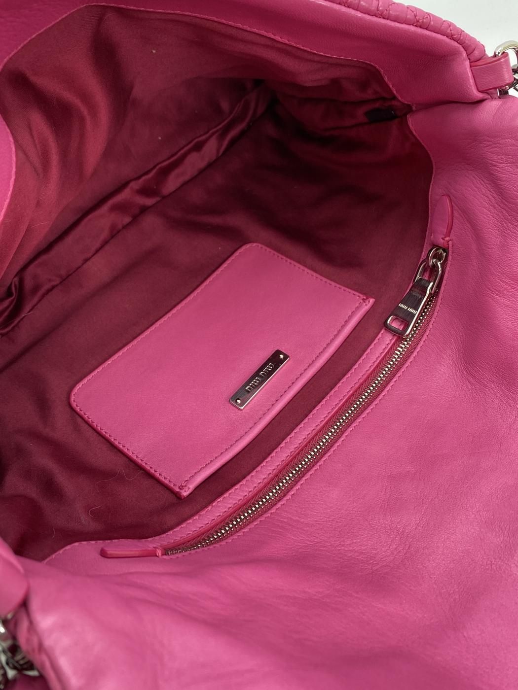 美品 ミュウミュウ ナッパクリスタル 3WAYショルダーバッグ RP0233 MIUMIU ミュウミュウ マテラッセ ナッパクリスタル ショルダーバッグ