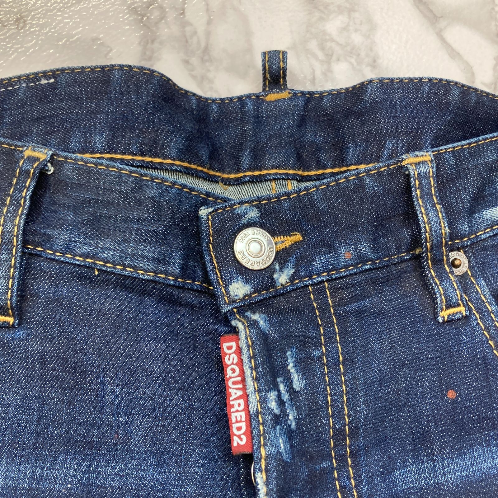 【美品 希少】DSQUARED2 SKATER スケーター 48 濃紺 DSQUARED2 - Skater Jean / スケーター ジーンズ / S79LA0028/ S30664