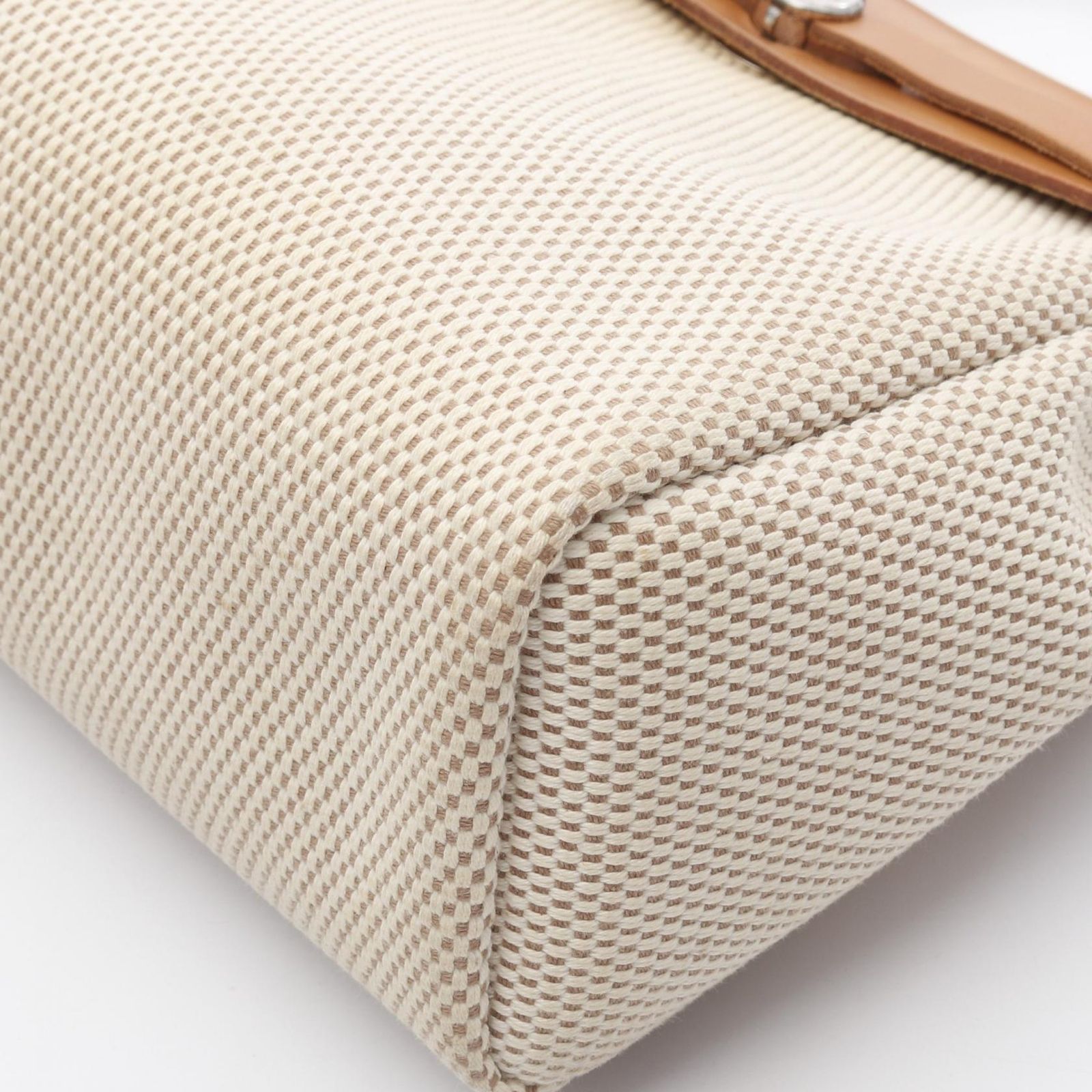 エルメス HERMES ハンドバッグ エールバッグPM ベージュ/ブラック
