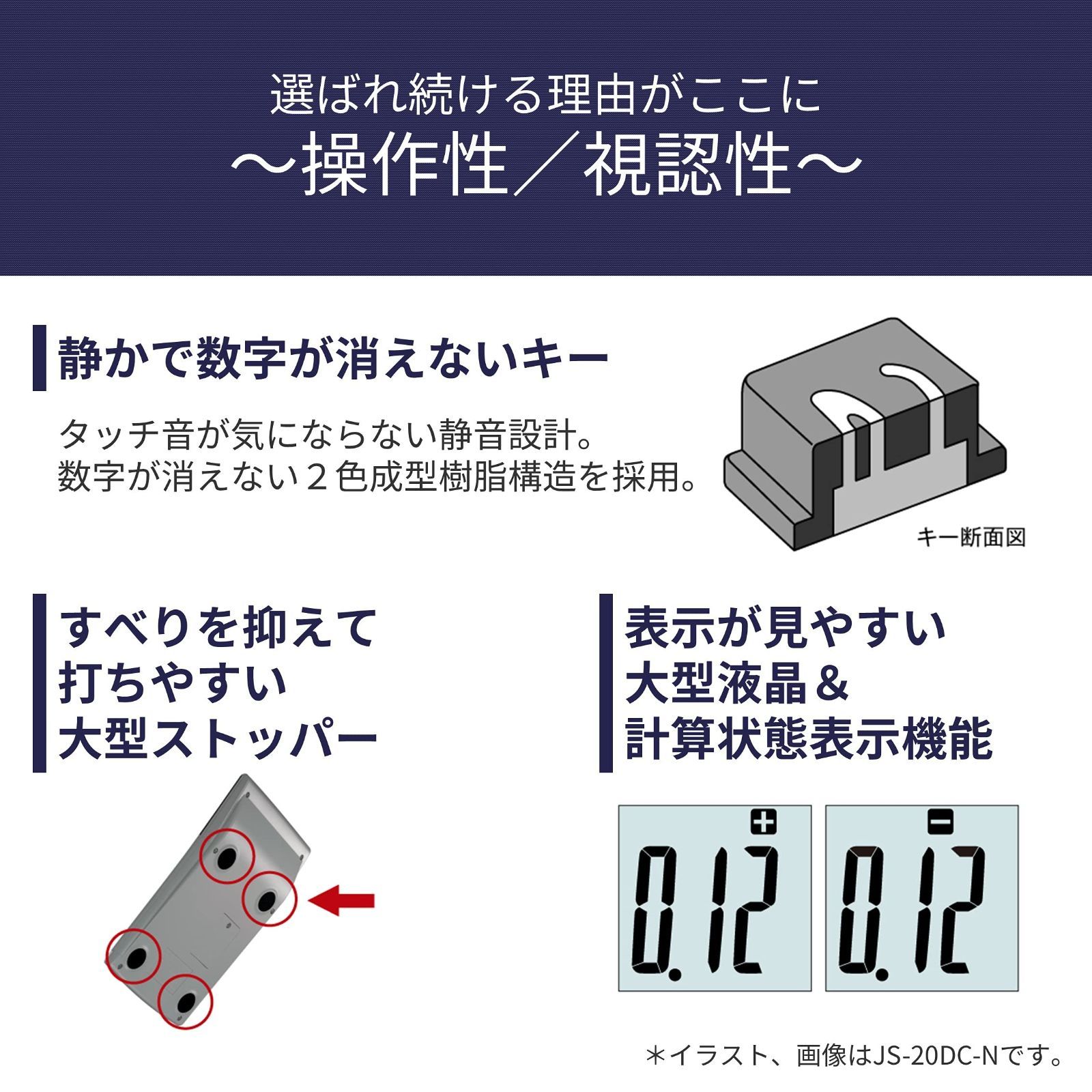 デスクタイプ 本格実務電卓