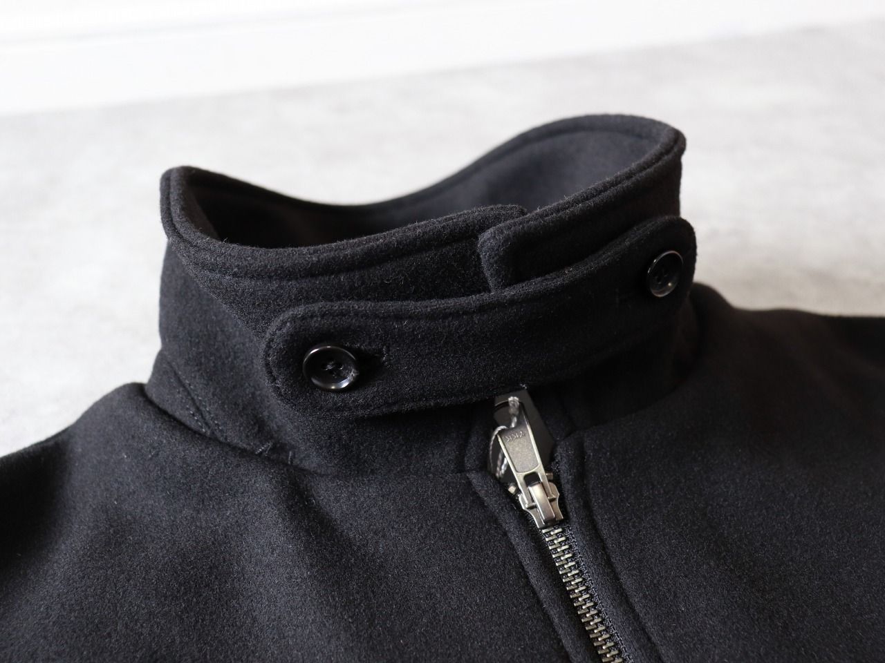 SALE】LiSS / Soutien Collar Wool Blouson - BLK - メルカリ