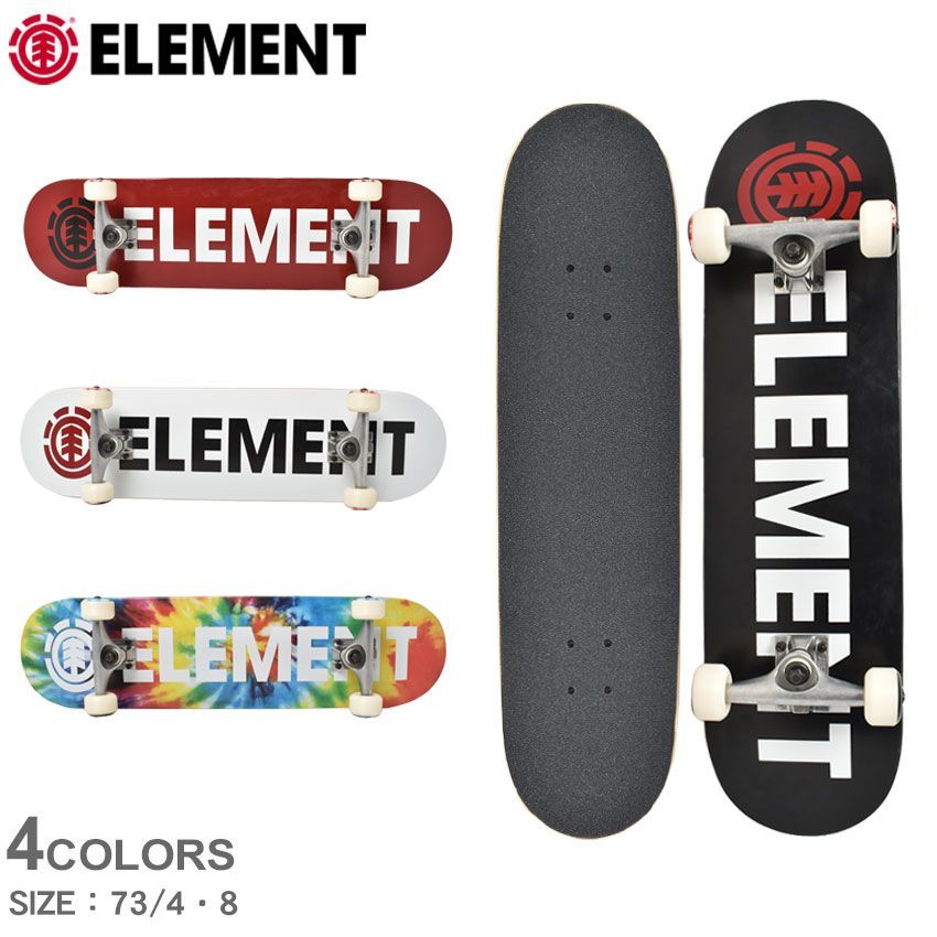 エレメント スケートボード ALYXW00173 レディース メンズ BLAZIN コンプリート スケートボード ELEMENT カラー:02.マルチ 品番：7363-0001