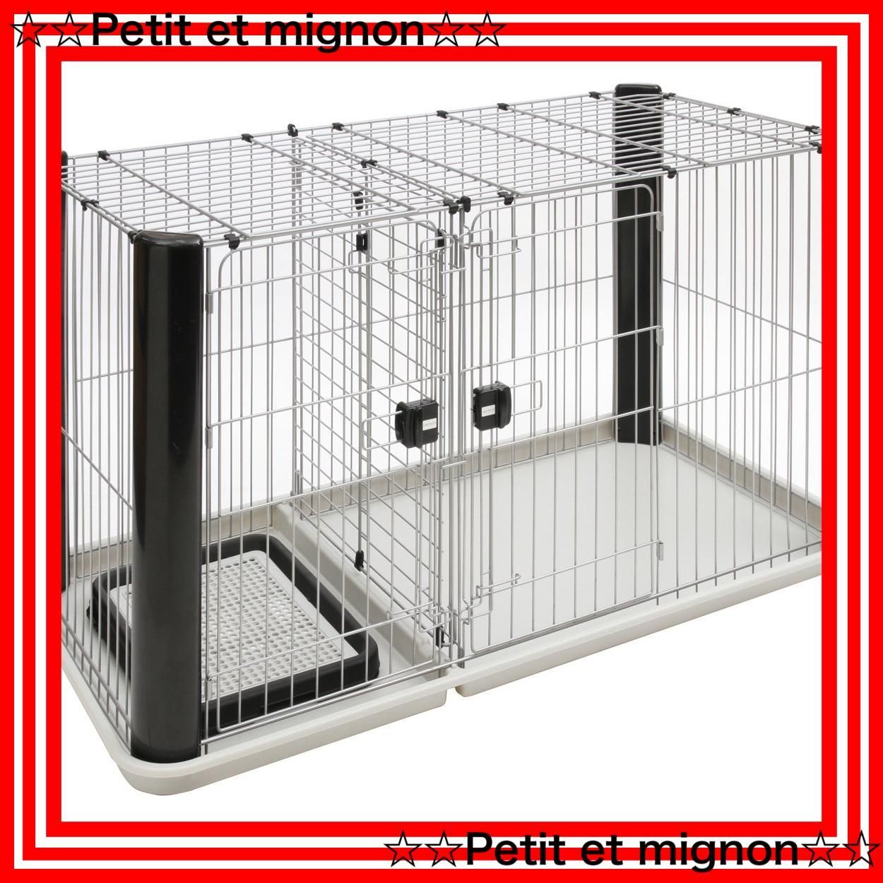 アドメイト (ADD. MATE) イヌ用 ヴィラフォートサークル ブラック