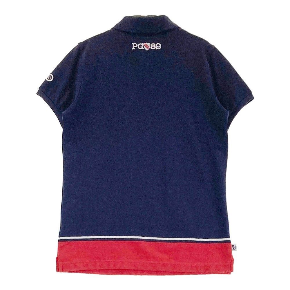 PEARLY GATES ポロシャツ サイズ0 ネイビー/レッド PEARLY GATES ポロシャツ ネイビー サイズ0