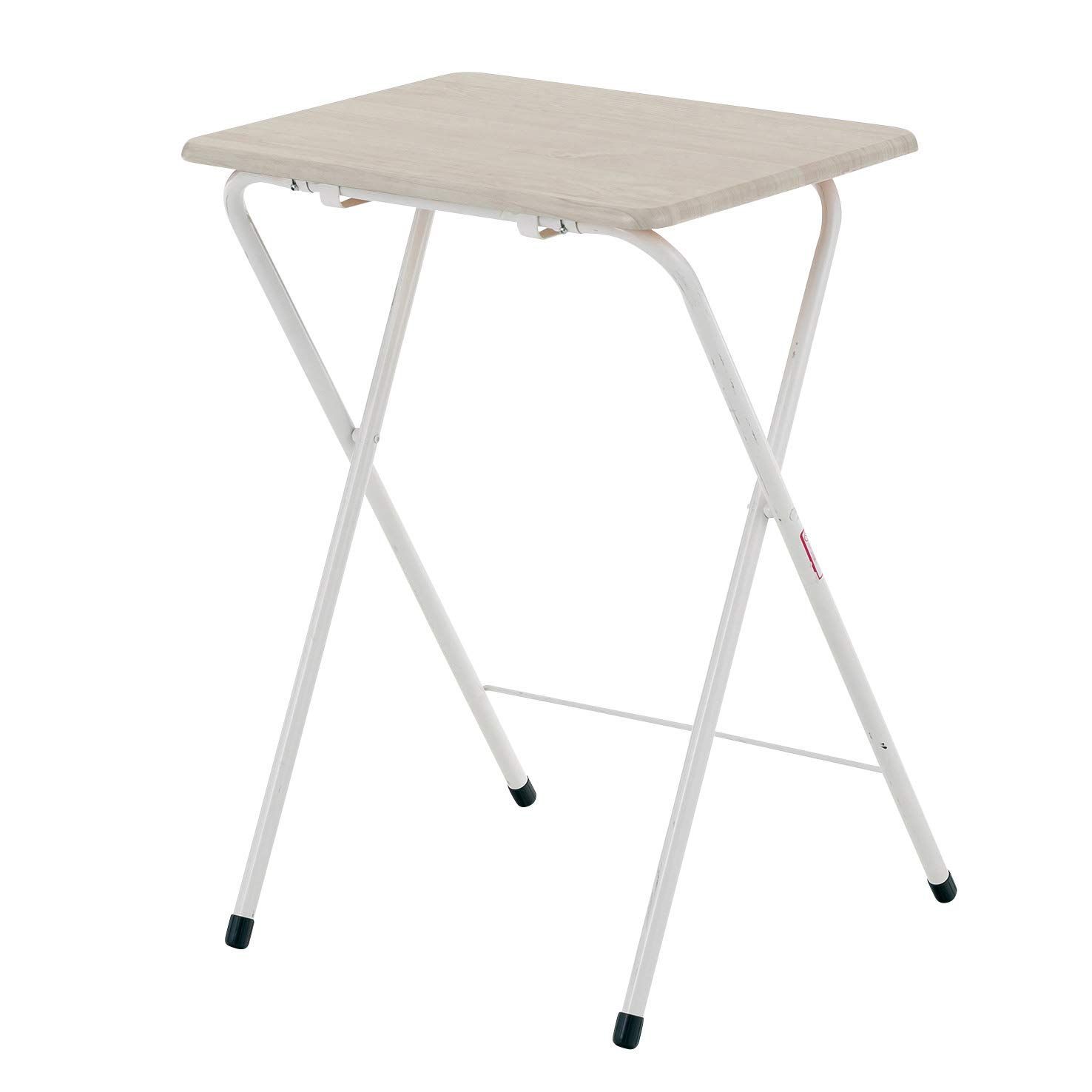 【新着商品】武田コーポレーション 【デスク・机・折りたたみテーブル】 ナチュラル 48×40×70cm コンパクトテーブルハイ OMTN-70NA
