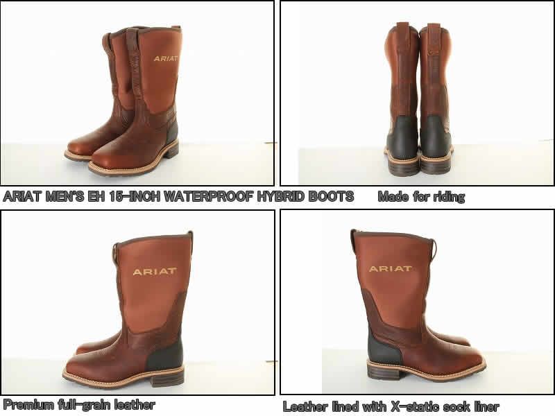ARIAT 10014064 WATERPROOF HYBRID BOOTS アリアット ウエスタンブーツ 