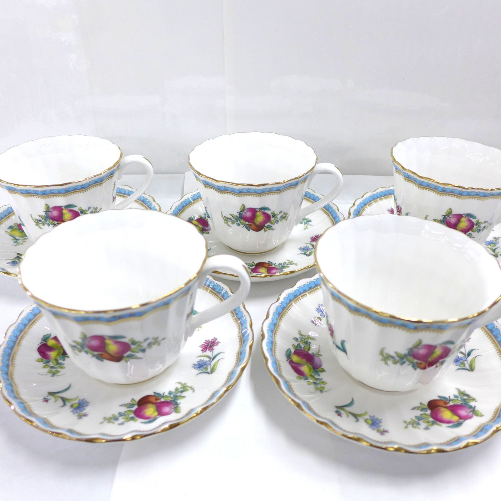 Spode スポード トラップネルスプレイズ カップ＆ソーサー ５客セット 公田店