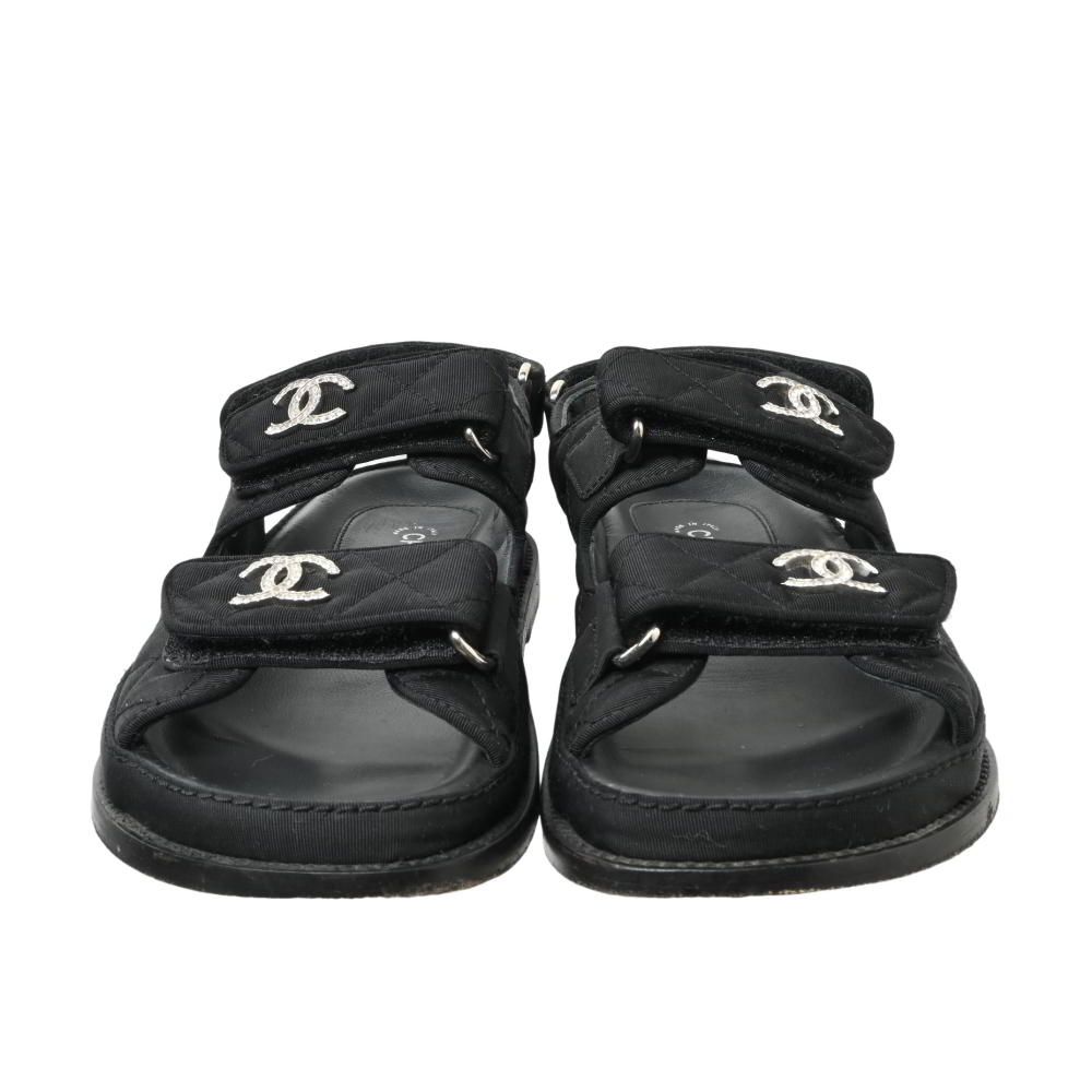 CHANEL シャネル サンダル G31848 CHANEL シャネル サンダル ラムスキン レディースサイズ37