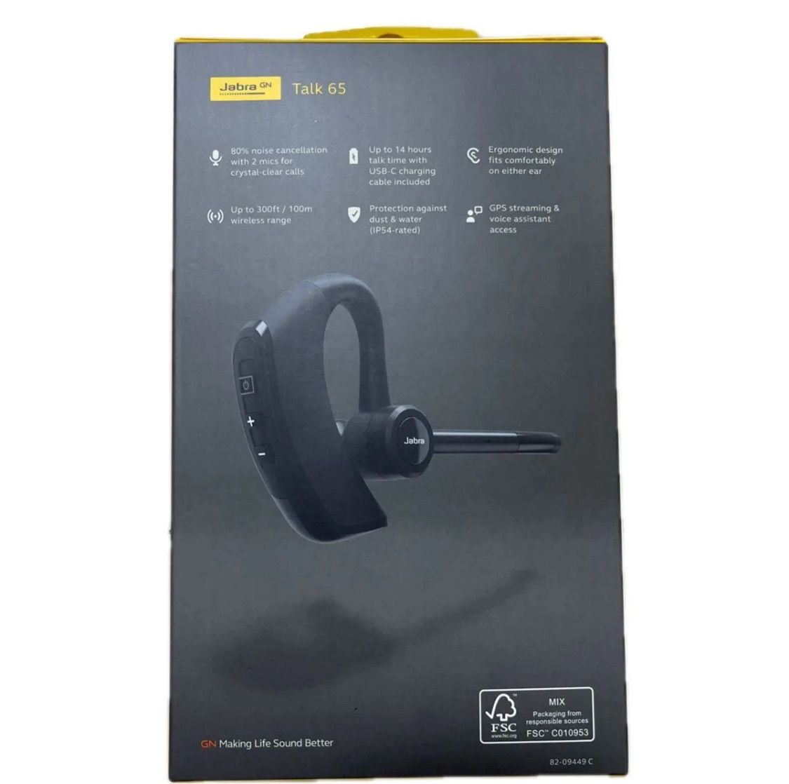 全国送料無料ギフト 新品未開封】Jabra Talk 65 ヘッドセット 100-98230000-40 ヘッドホン