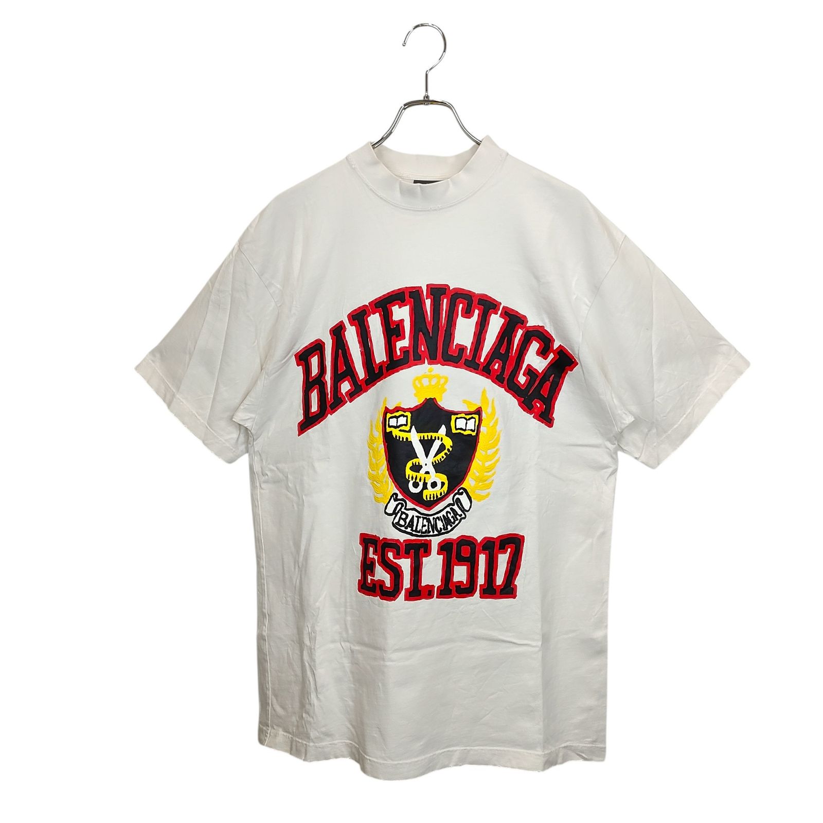 p*a様 バレンシアガ　カレッジロゴプリント Tシャツ バレンシアガ カレッジロゴプリント Tシャツ BALENCIAGA