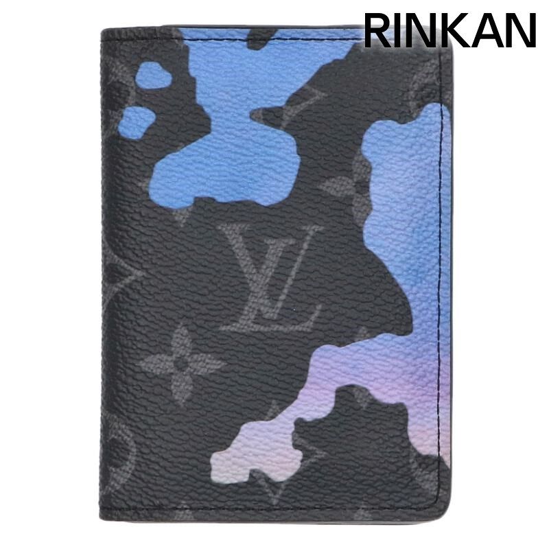 ルイヴィトン M81784 オーガナイザー ドゥ ポッシュ ルームウィズアビュー モノグラムエクリプスカードケース メンズ