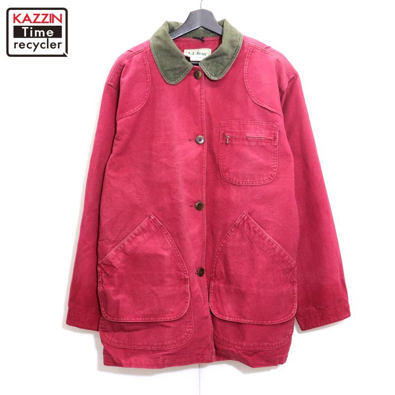 L.L.Bean ピンクジャケット USA製 Mサイズ ll bean 90sウォームアップ