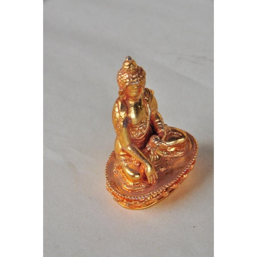 ネパールパタン製 ミニ仏像 五智如来 阿しゅく如来 アクショービャ