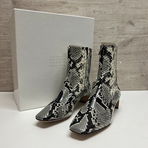Maison Margiela メゾン マルジェラ パイソンエフェクトブーツ