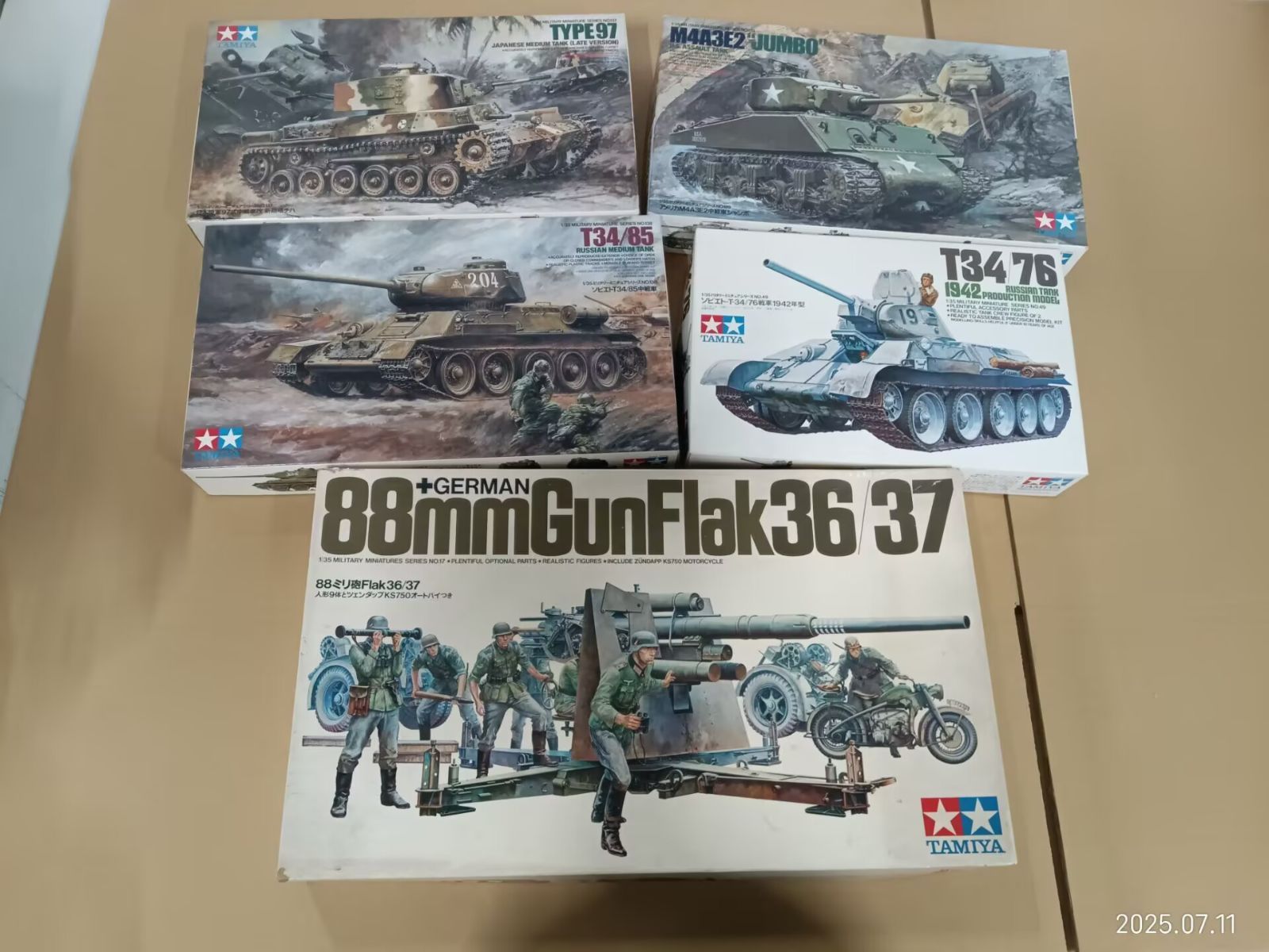 MO-00144 タミヤ 1/35 アメリカ 注文 M4A3E2中戦車ジャンボ ソビエト T