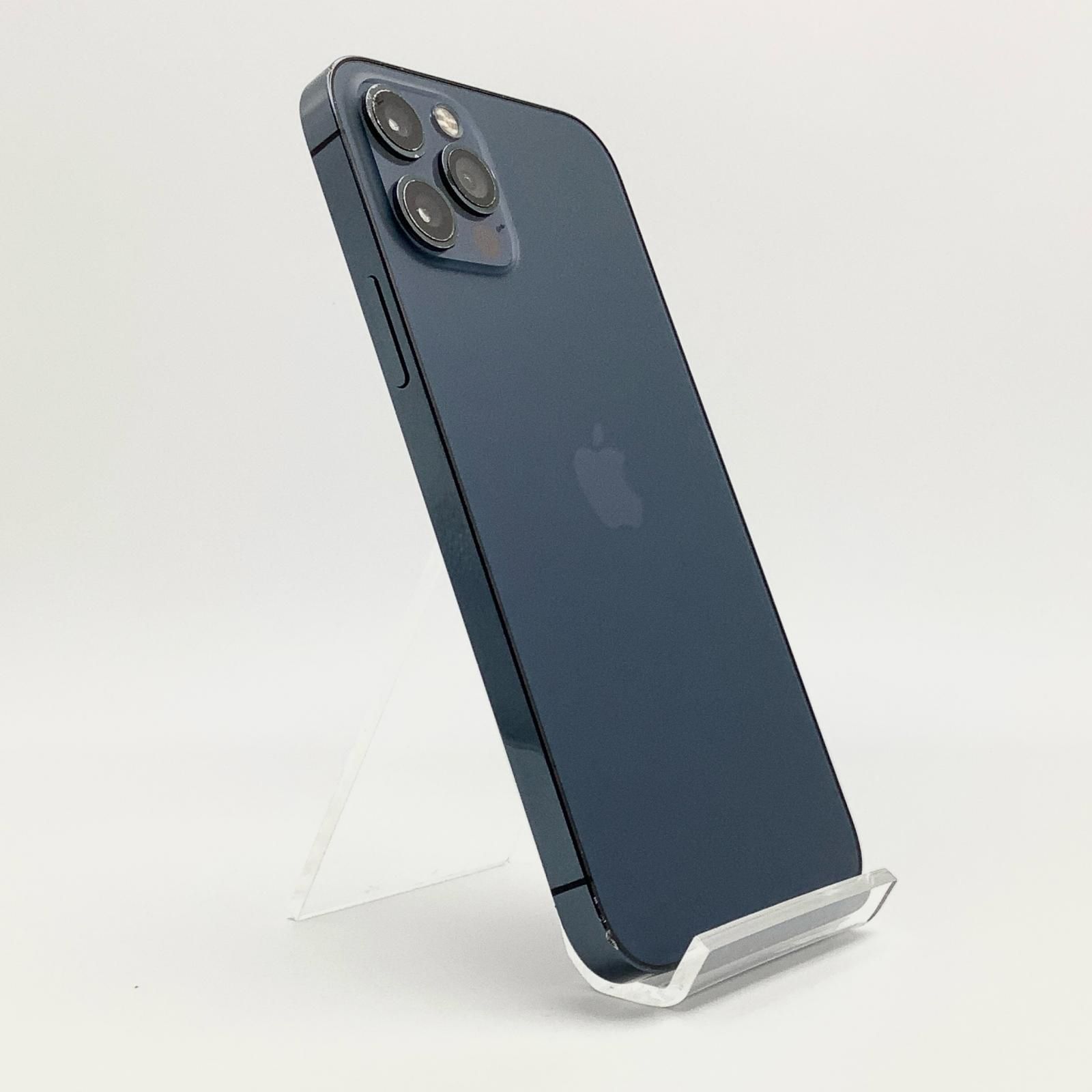 最速発送 Apple iPhone 12 Pro 128GB パシフィックブルー Softbank 白ロム 73% 難有