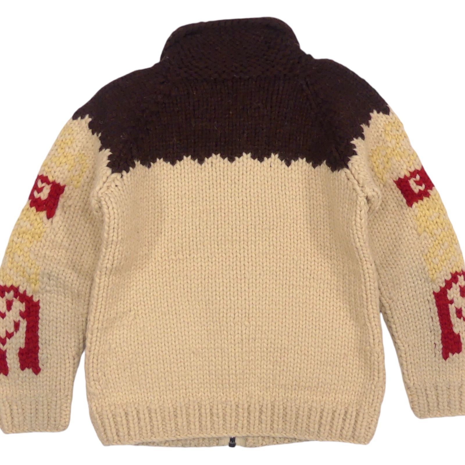 カウチン セーター kanata ニット L カナダ製 カナタ HN1928 カウチン セーター kanata ニット XL カナダ製 カナタ 赤 グレー