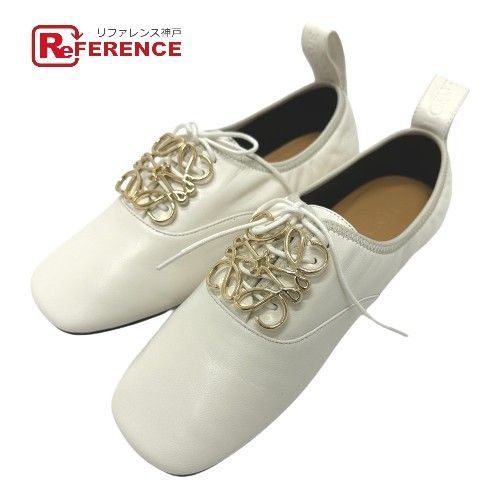 美品　LOEWE ロエベ　ソフト ダービー アナグラム　36 楽天市場】【ロエベ】Loewe アナグラム レザー 革靴 ソフトダービー