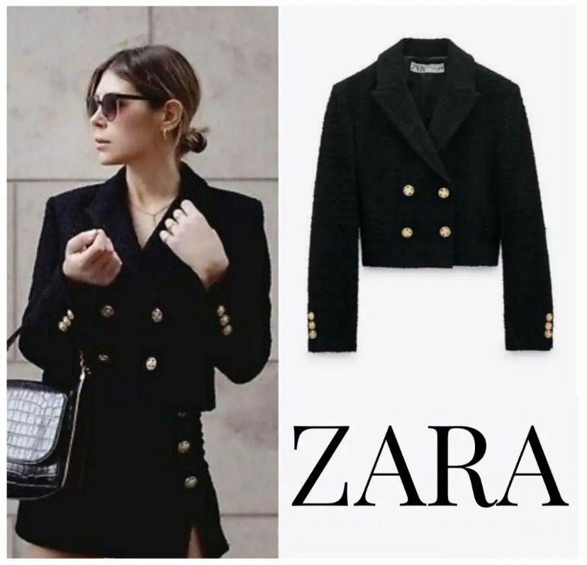 ZARA  クロップド丈ブレザー