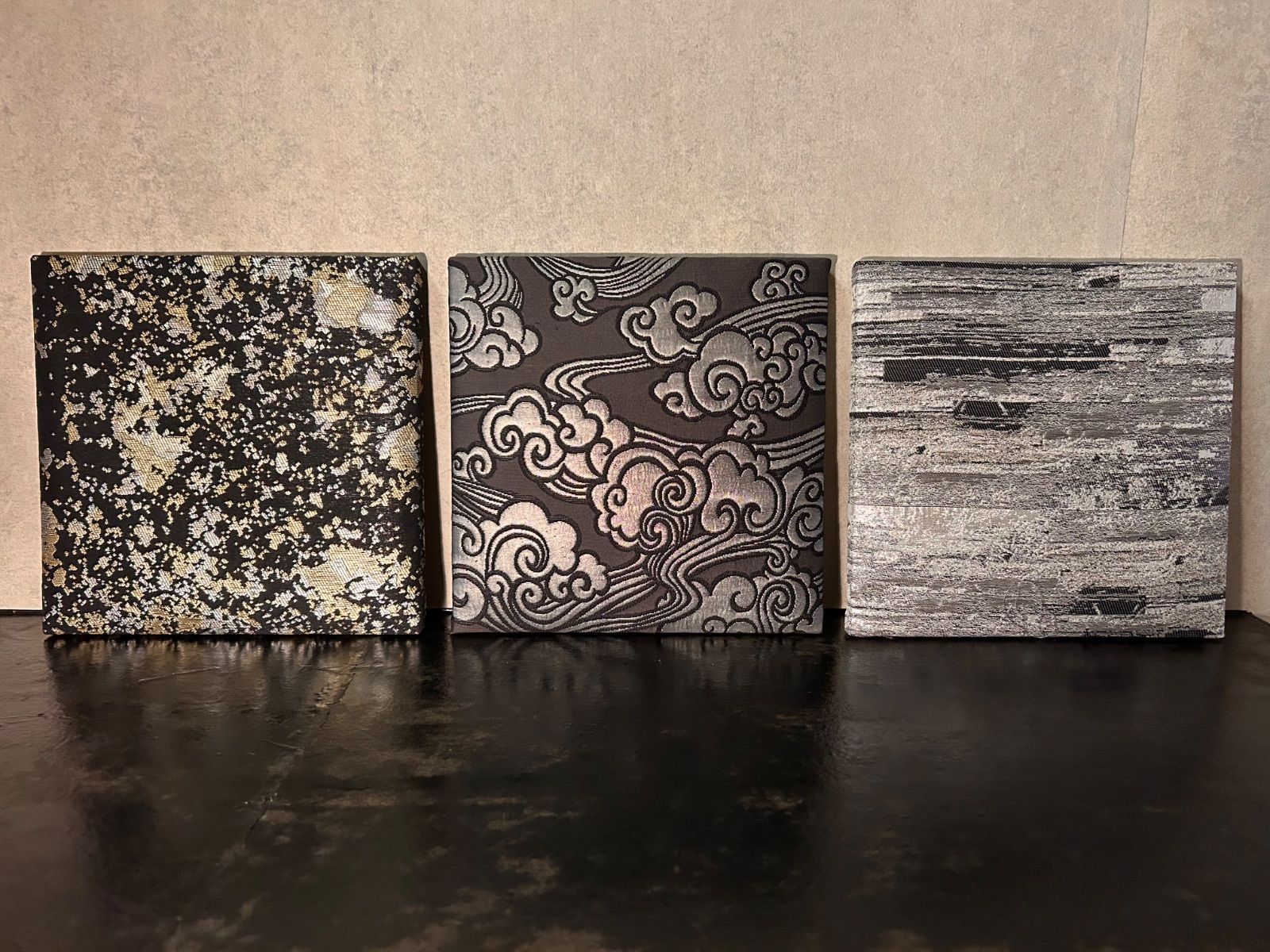 安治郎袋帯 アートパネル25×25