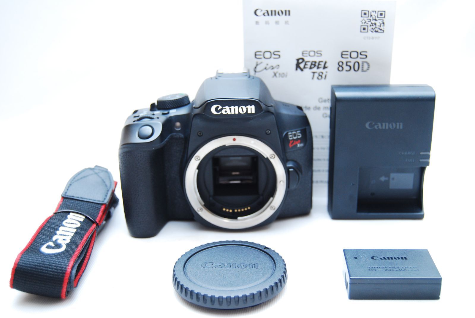 【美品】Canon EOS kissX10 (ボディ) デジタル一眼レフ キヤノン CANON 一眼レフカメラ EOS Kiss X10 ボディ ブラック