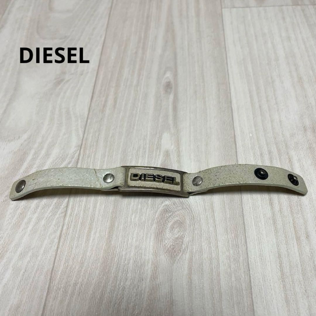 DIESEL ディーゼル レザーバングル ブレスレット おしゃれ - メルカリ