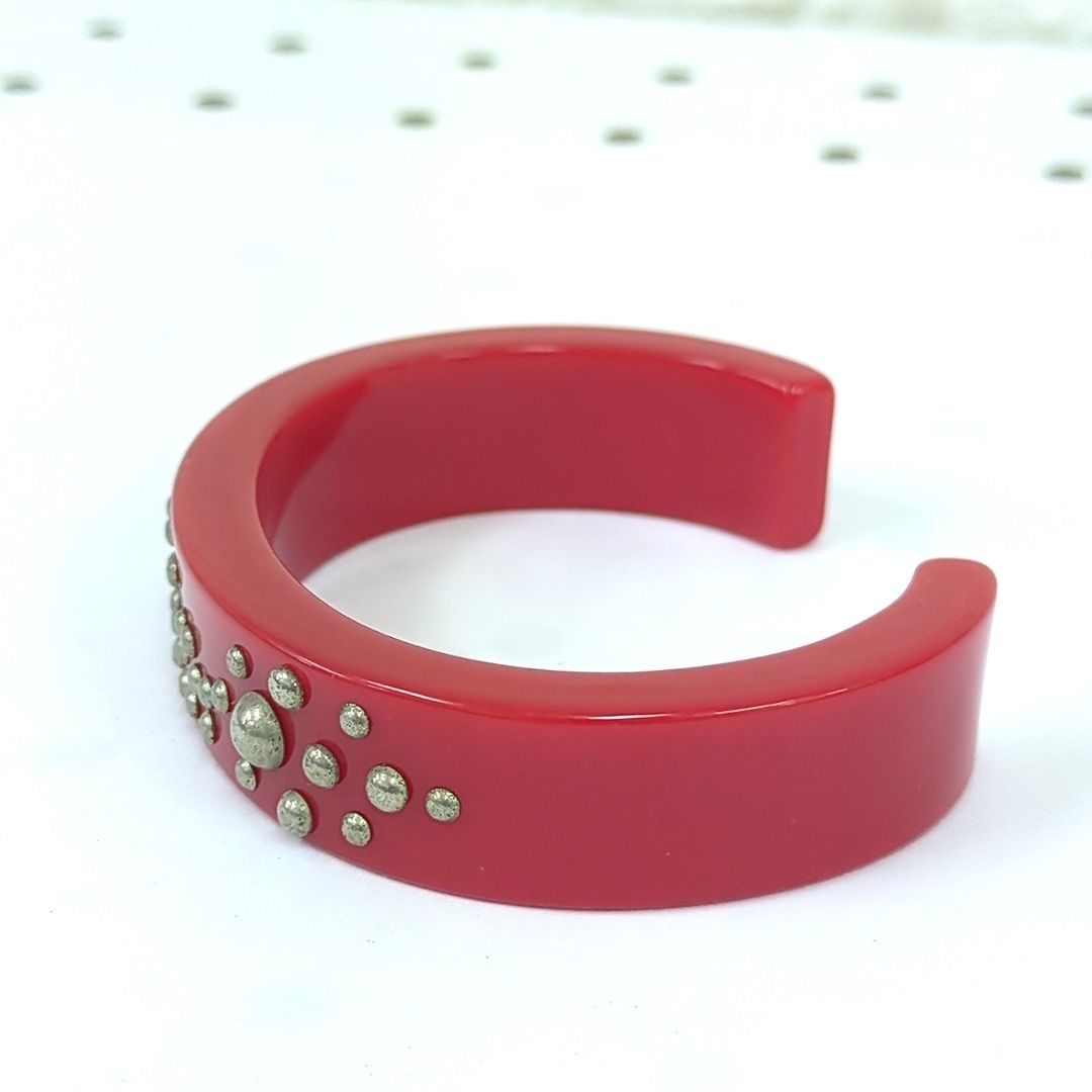 Dior ディオール ロゴバングル ラインストーン レッド Dior ディオール ロゴバングル ラインストーン レッド Dior♡ライン