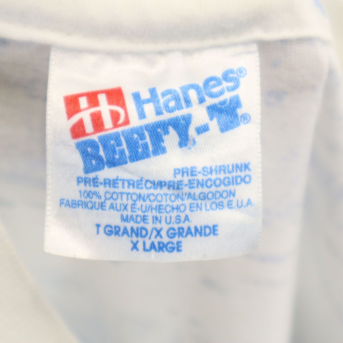 Hanes ヘインズ 90s USA製 オールド エスキモー ジョーズ 半袖 Tシャツ 