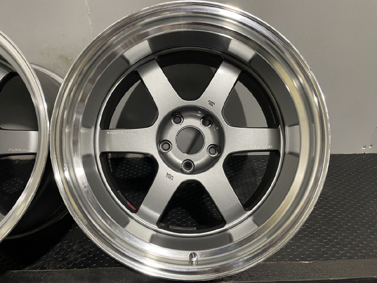 廃盤 RAYS VOLK RACING TE37V MARK2 FORGED レイズ ボルクレーシング TE37 マーク2 18インチ 2本  11J5HPCD114.3-7 (MHZ141) - メルカリ