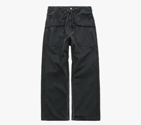 3 POLYTERU ファラ パンツ チャコール ベイカー ズボン