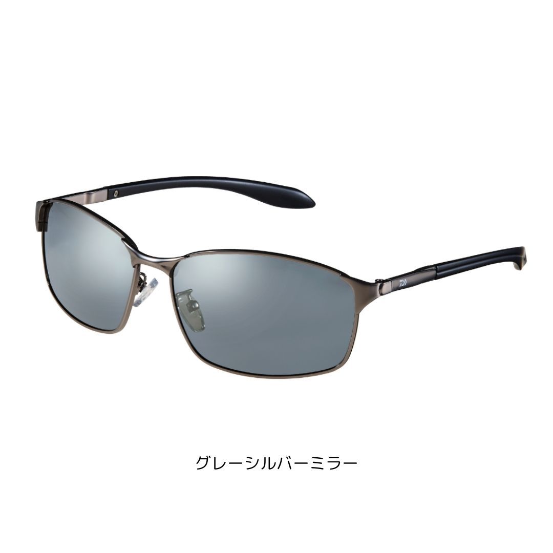 豊富な，得価 ダイワ DN-8034 トリアセレートレンズ #グレーシルバーミラー サングラス