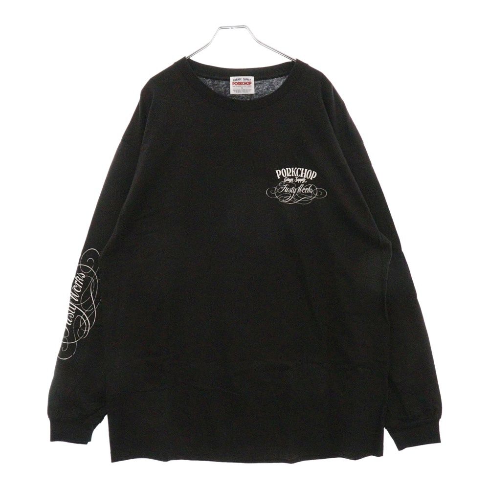 PORKCHOP ブラック Lサイズ ロンT 長袖カットソー HRCS 2025 PORKCHOP