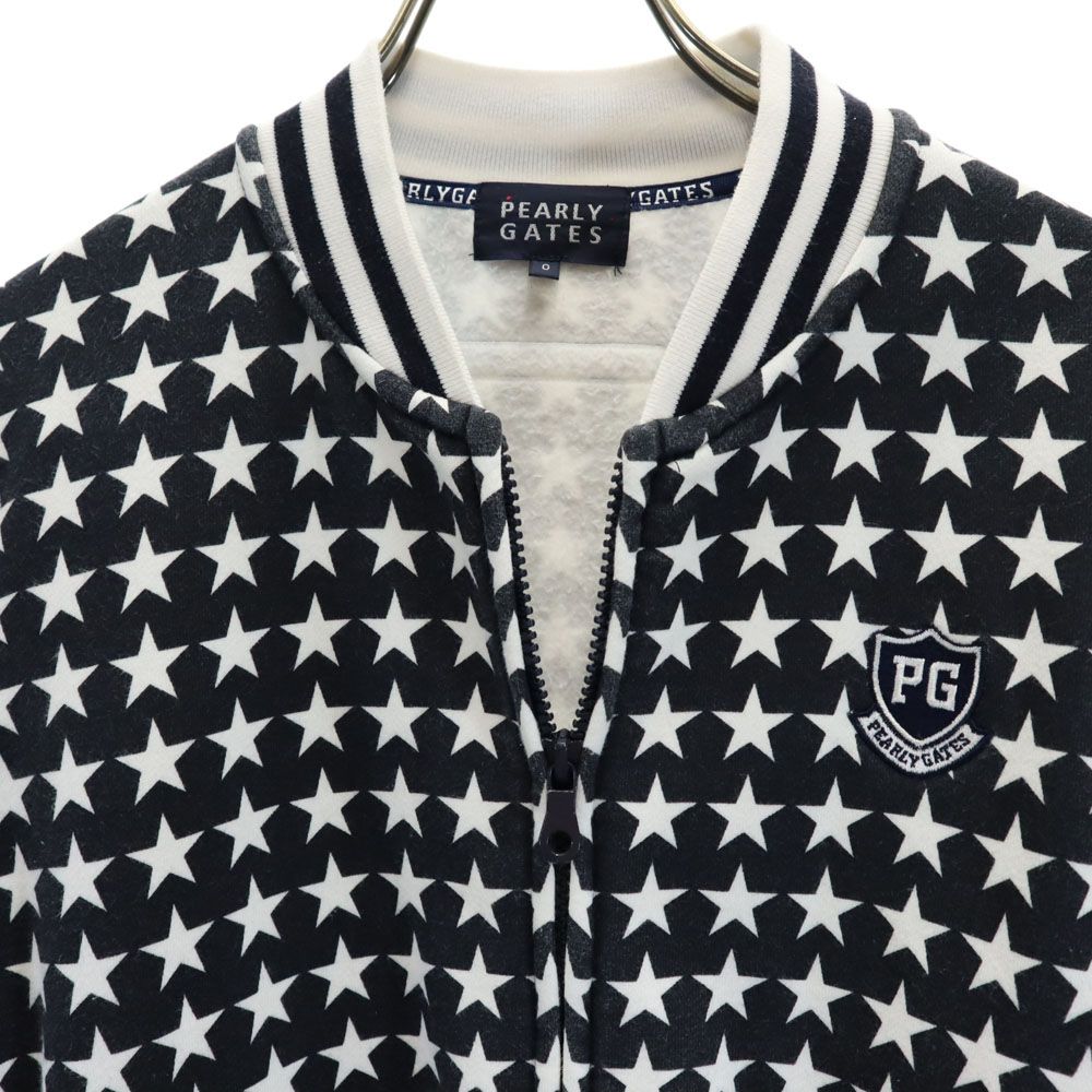 パーリーゲイツ 日本製 ゴルフ 長袖 スウェット ジップ