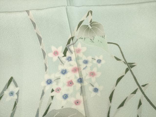 平和屋着物○本加賀友禅作家 松島由美 訪問着 ムシカリダンス 暈し染め