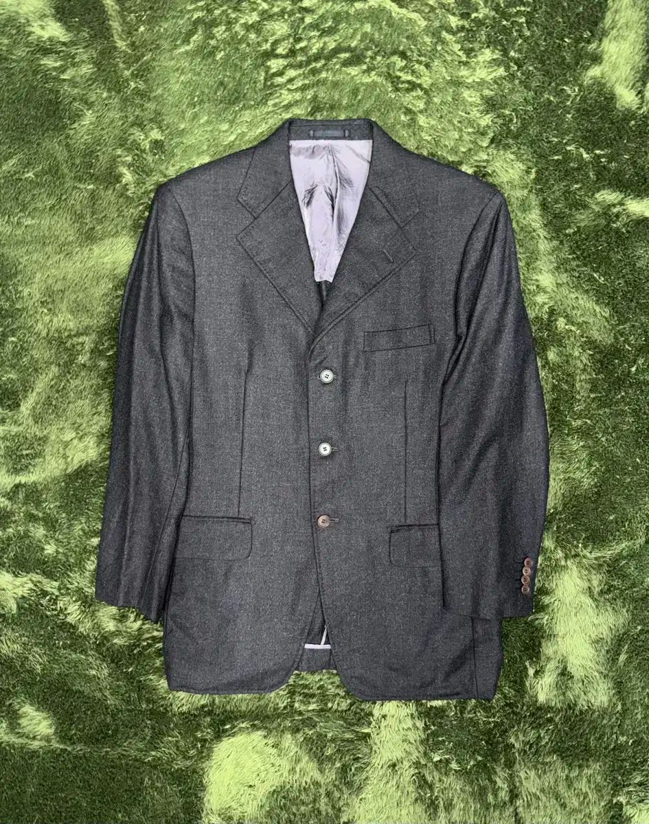 Loro Piana ロロ ピアーナ SUPER 110s ファブリック ショップ 注文 ブレザー ジャケット グレー