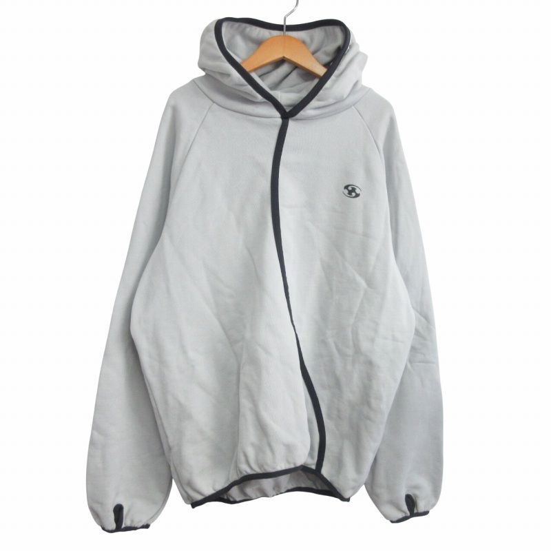 SAN SAN GEAR パーカー フーディーサムホール 24FW サンサンギア SAN SAN GEAR 24FW TAPED HOODIE GREY SG2403HD06