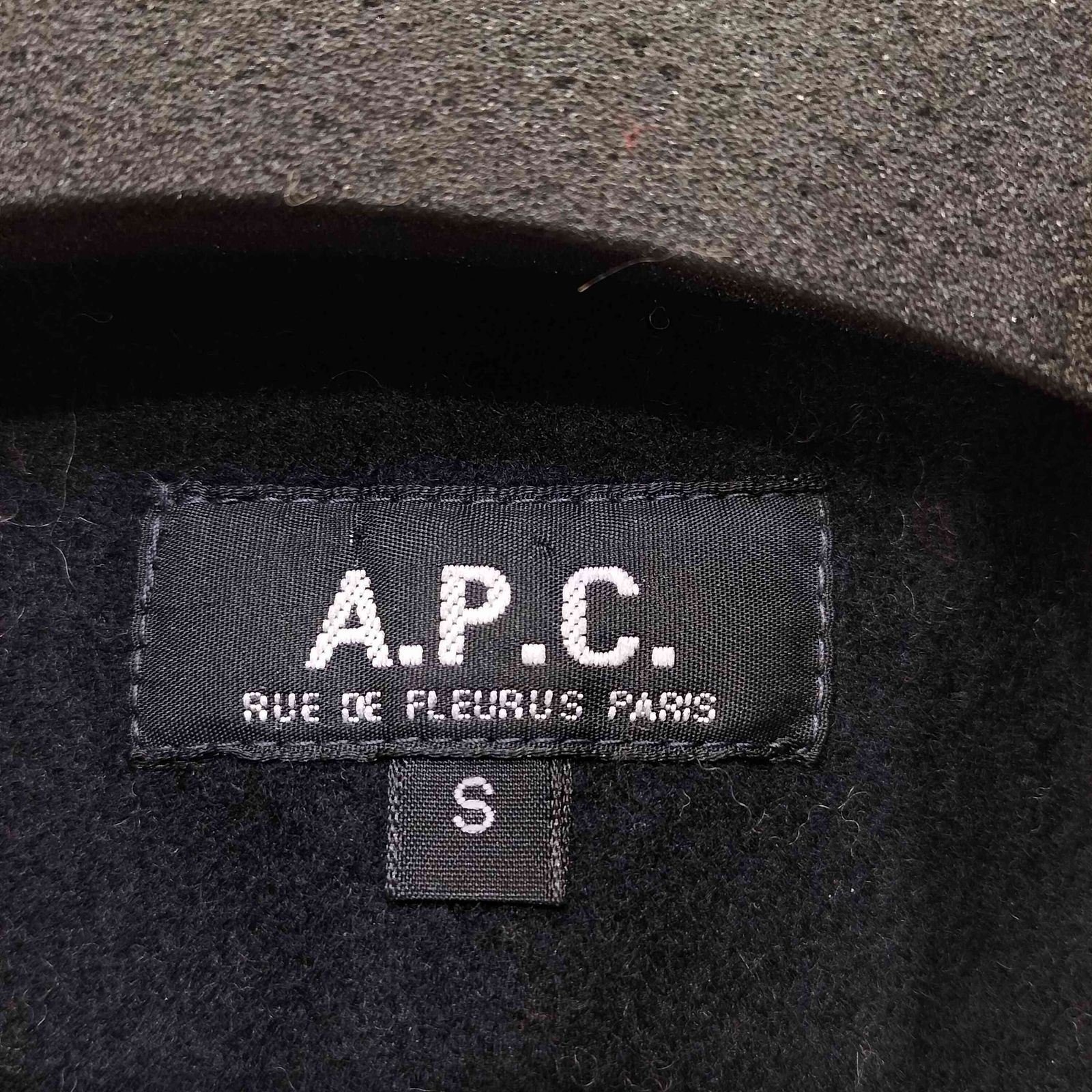 A.P.C Made In ウールライニングオイルドプルオーバージャケット 