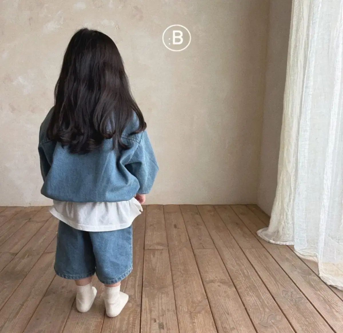 ベッラバンビーナ ドンリアノラックデニムセット