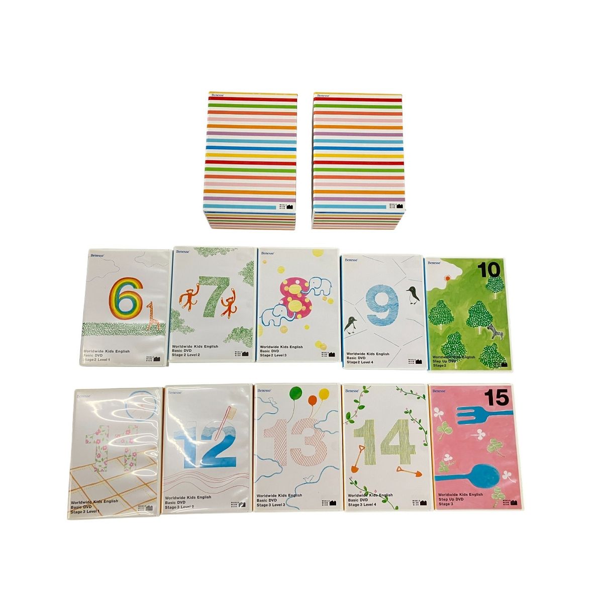 値下げしました！ワールドワイドキッズ ベネッセ Stage1~6 フルセット ワールドワイドキッズ ベネッセ Stage1~6 DVD30枚 12枚未開封 - メルカリ